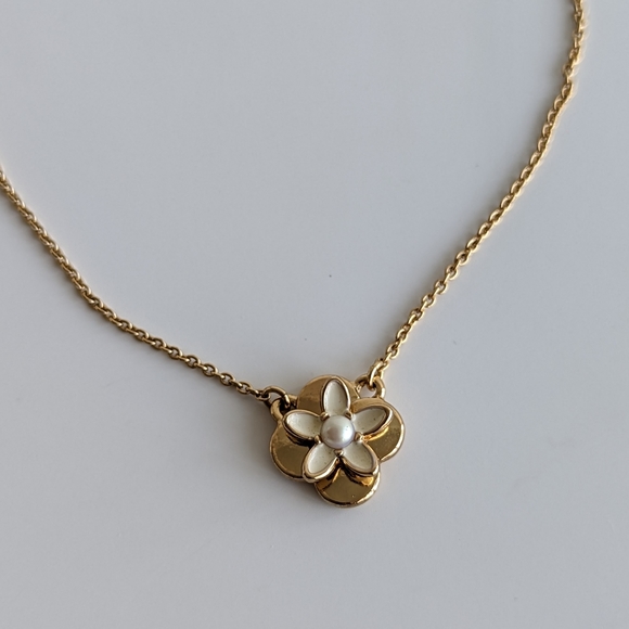 Kate Spade New York Flower and Pearl Necklace - Picture 3 of 8
